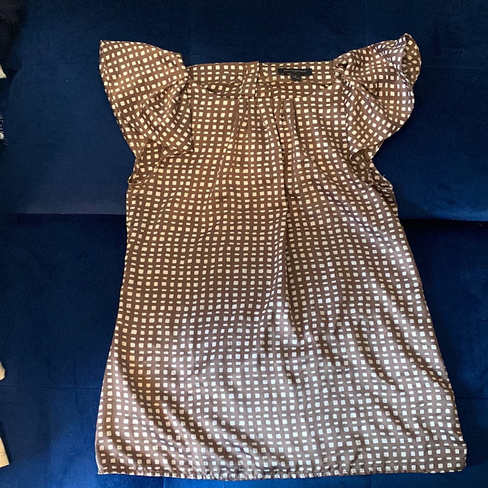 Silky flutter sleeve top